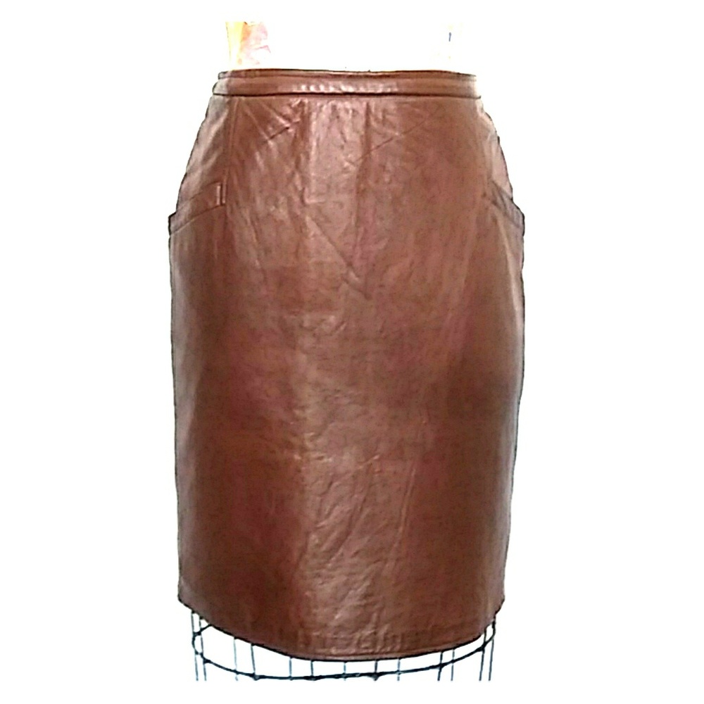 SOFT 100% LEATHER SKIRT